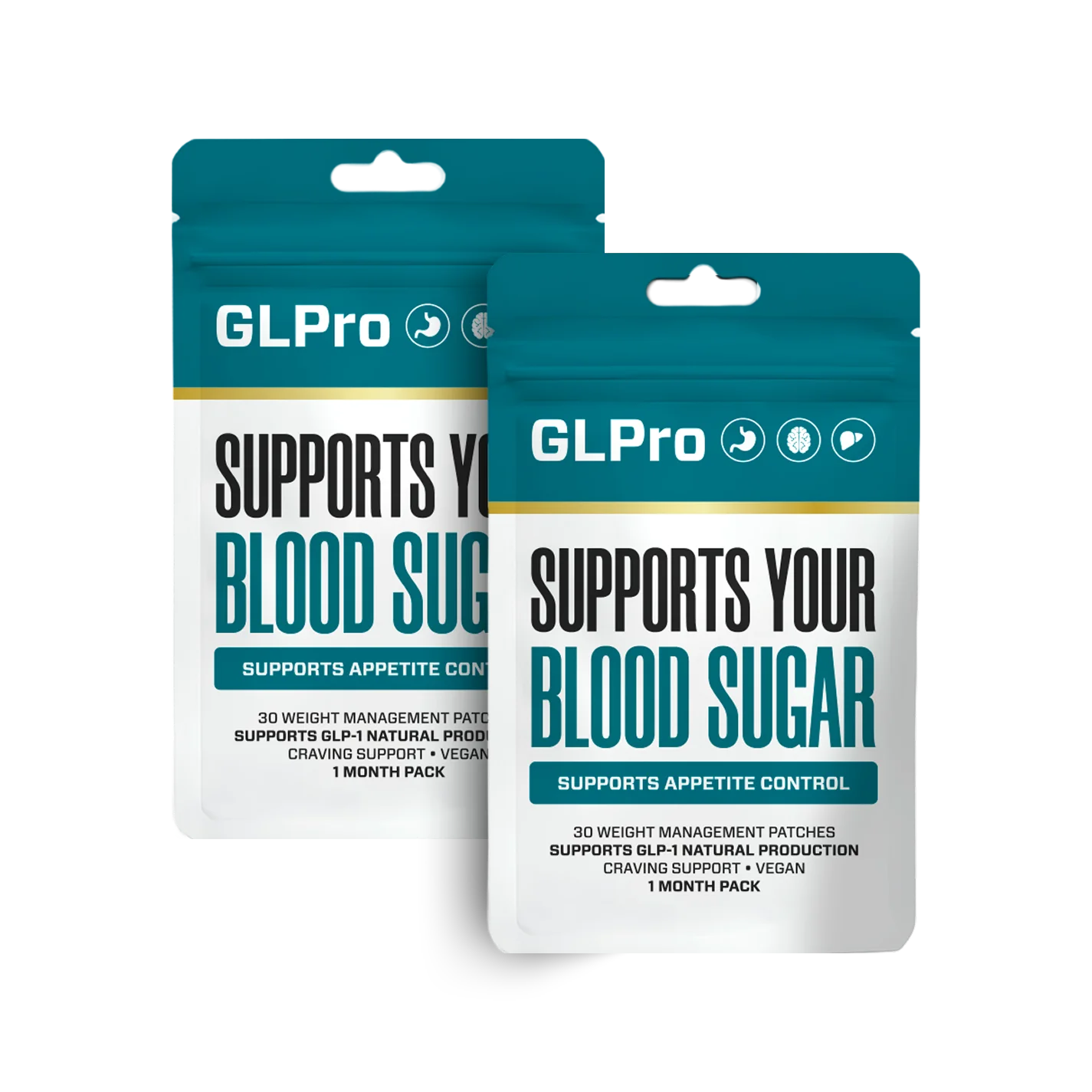 GLPro Patch 2-pack packaging